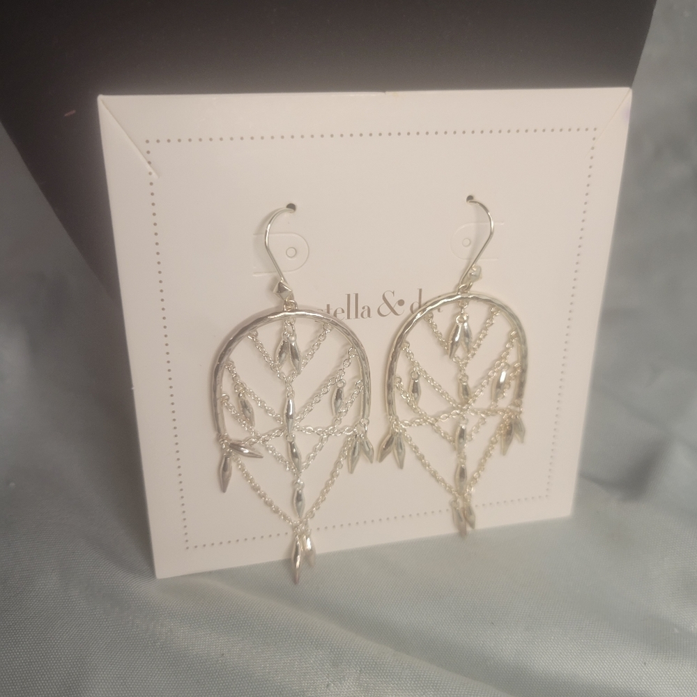 Stella and Dot chandelier earrings brand new